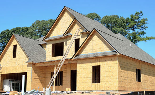newly built home undergoing a new construction inspection in south bend, indiana